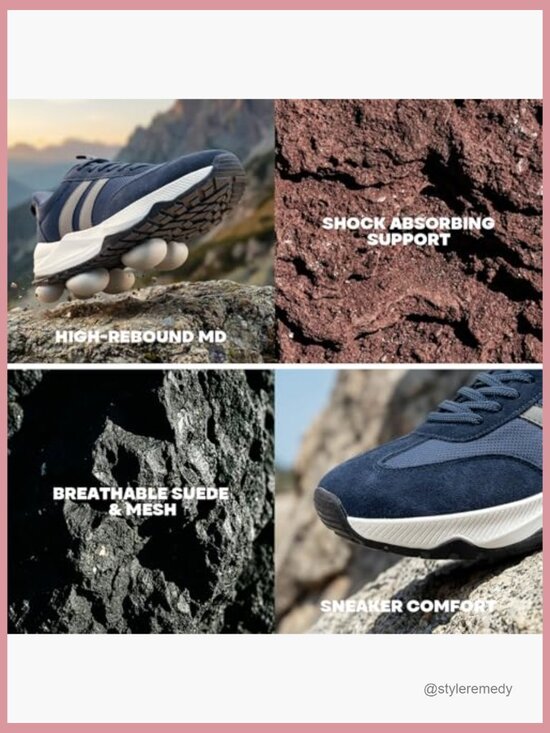 Wide Toe Box Trail Running Shoes, Hands Free Slip On Sneakers, Gym Cross main image 7